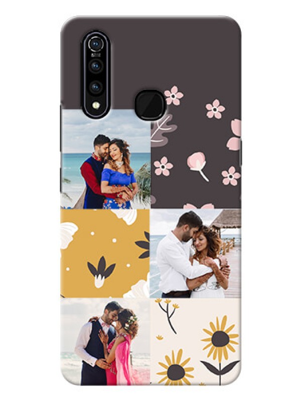 Custom Vivo Z1 Pro phone cases online: 3 Images with Floral Design