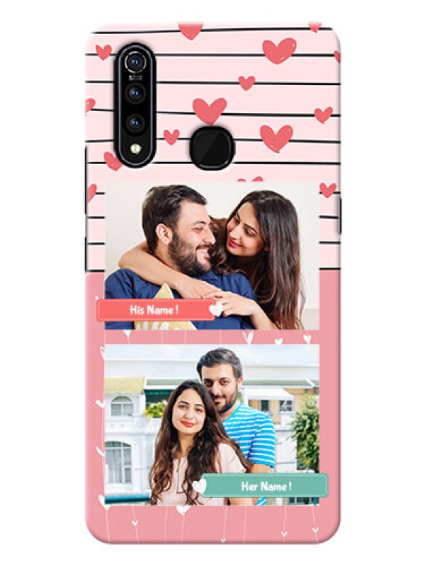 Custom Vivo Z1 Pro custom mobile covers: Photo with Heart Design
