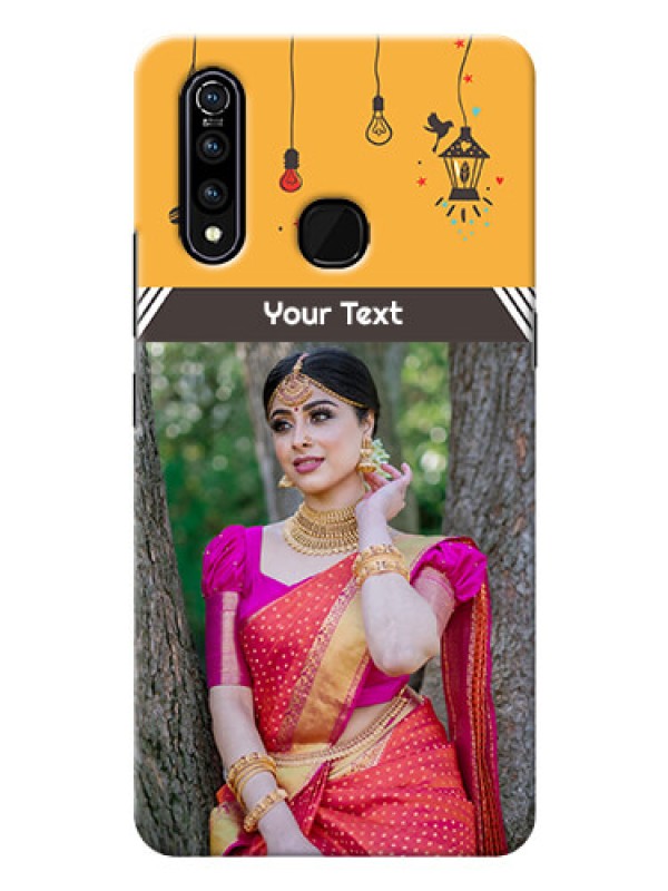 Custom Vivo Z1 Pro custom back covers with Family Picture and Icons 