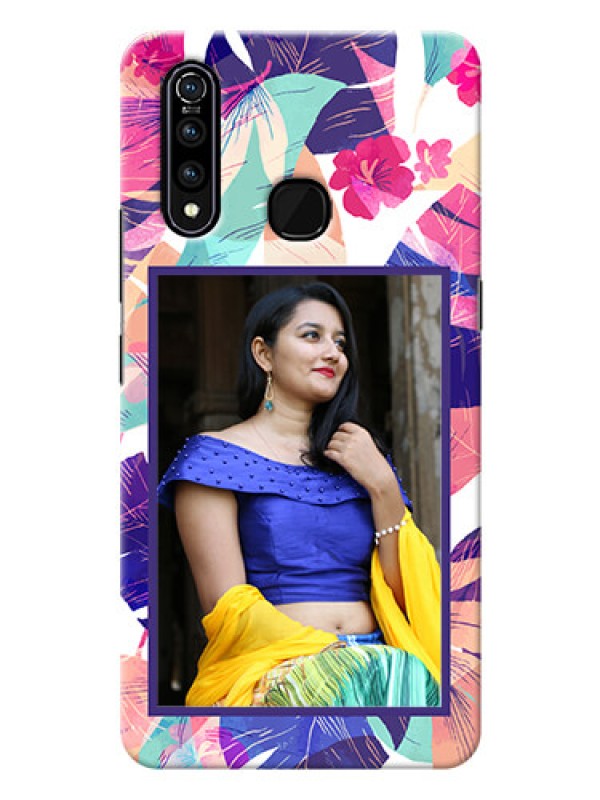 Custom Vivo Z1 Pro Personalised Phone Cases: Abstract Floral Design