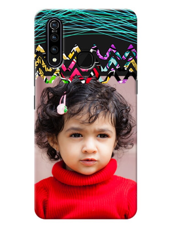 Custom Vivo Z1 Pro personalized phone covers: Neon Abstract Design