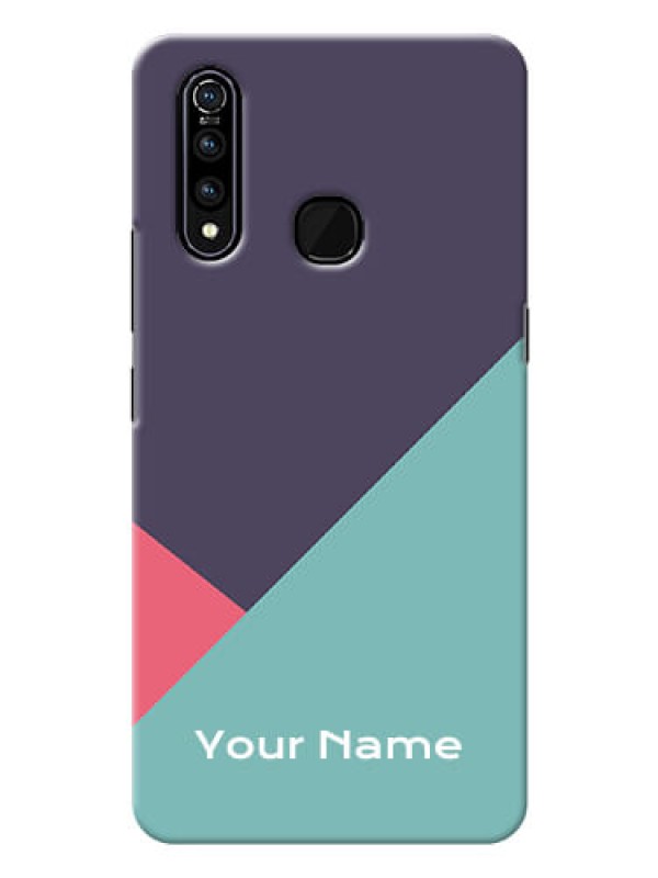 Custom Vivo Z1 Pro Custom Phone Cases: Tri Color abstract Design