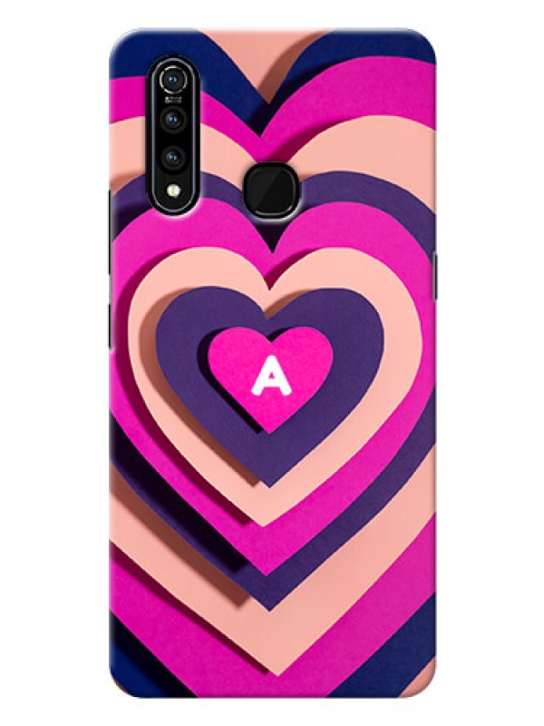 Custom Vivo Z1 Pro Custom Mobile Case with Cute Heart Pattern Design