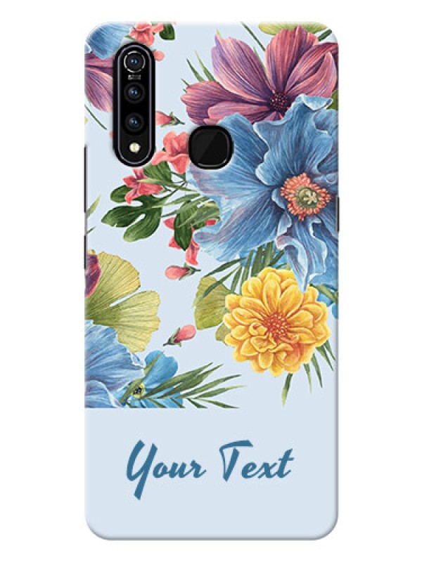 Custom Vivo Z1 Pro Custom Phone Cases: Stunning Watercolored Flowers Painting Design