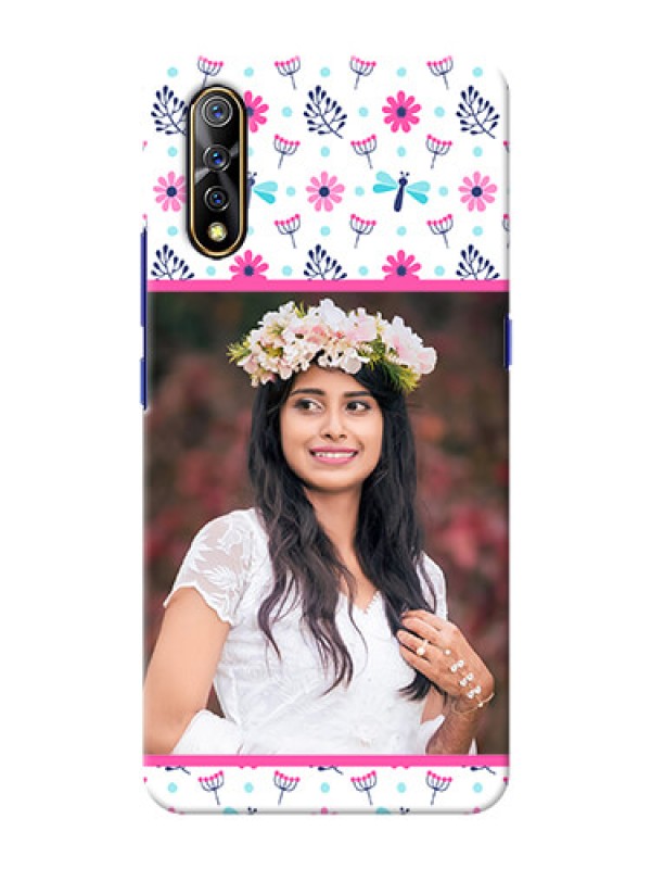 Custom Vivo Z1x Mobile Covers: Colorful Flower Design
