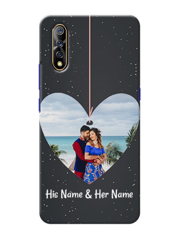 Custom Vivo Z1x custom phone cases: Hanging Heart Design
