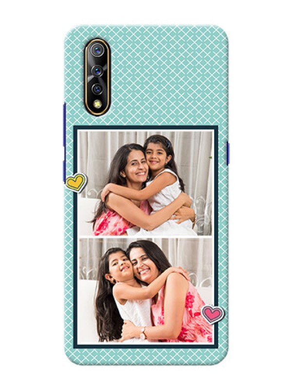 Custom Vivo Z1x Custom Phone Cases: 2 Image Holder with Pattern Design