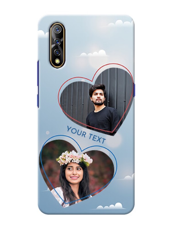 Custom Vivo Z1x Phone Cases: Blue Color Couple Design 
