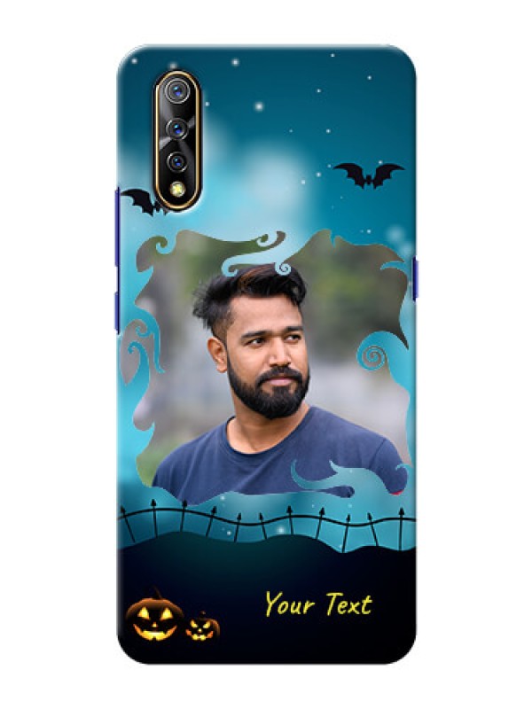 Custom Vivo Z1x Personalised Phone Cases: Halloween frame design