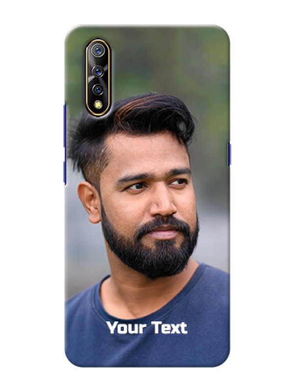 Custom Vivo Z1X Mobile Cover: Photo with Text