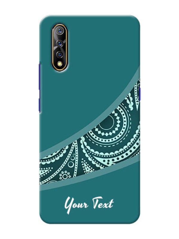 Custom Vivo Z1X Custom Phone Covers: semi visible floral Design