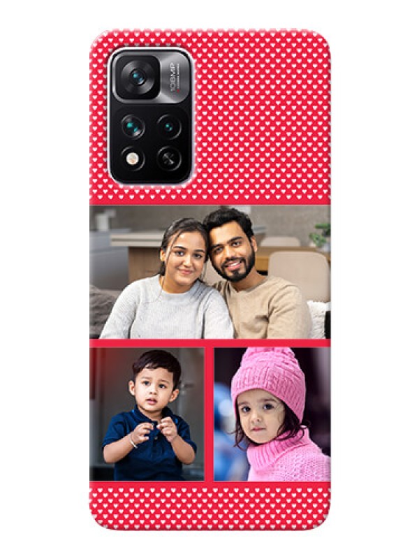 Custom Xiaomi 11i 5G mobile back covers online: Bulk Pic Upload Design