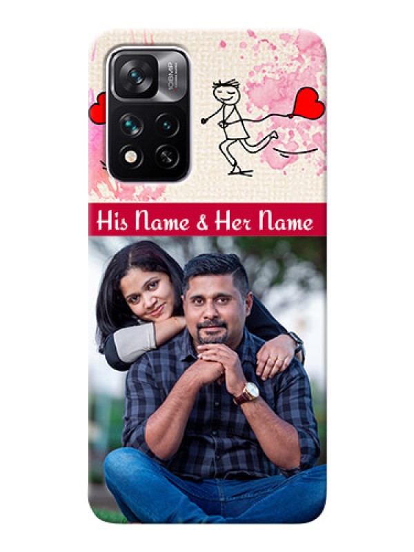 Custom Xiaomi 11i 5G phone back covers: You and Me Case Design