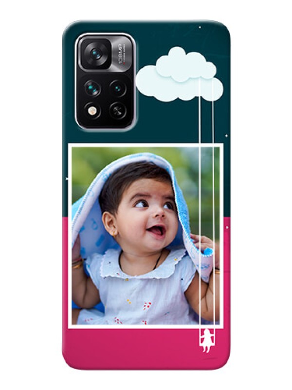 Custom Xiaomi 11i 5G custom phone covers: Cute Girl with Cloud Design