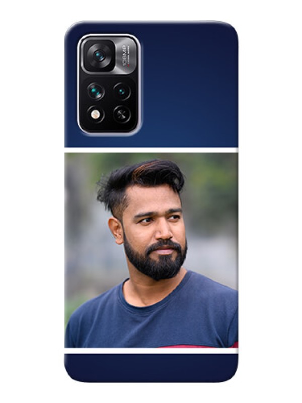 Custom Xiaomi 11i 5G Mobile Cases: Simple Royal Blue Design