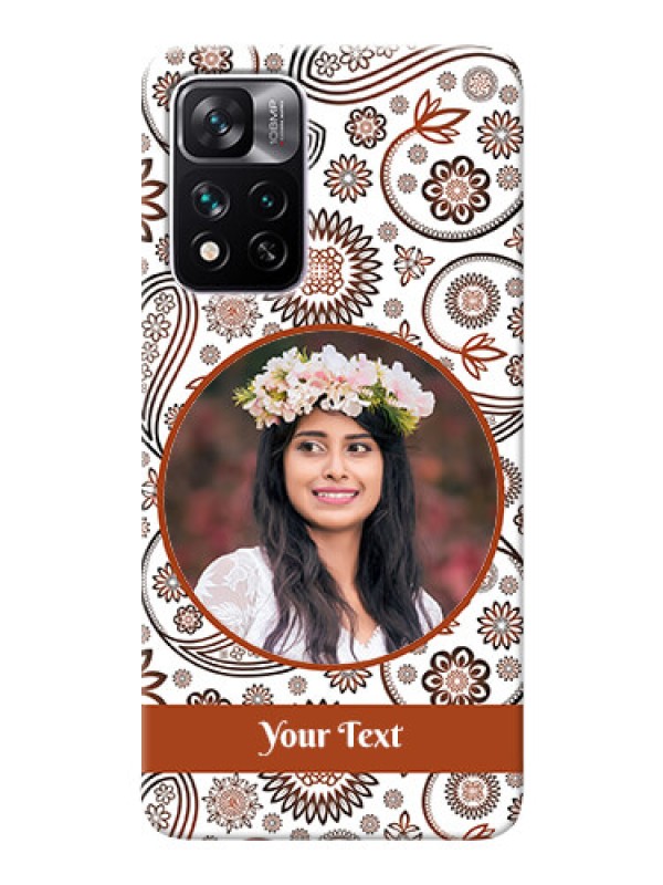 Custom Xiaomi 11i 5G phone cases online: Abstract Floral Design