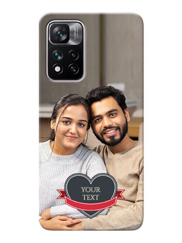 Custom Xiaomi 11i 5G mobile back covers online: Just Married Couple Design