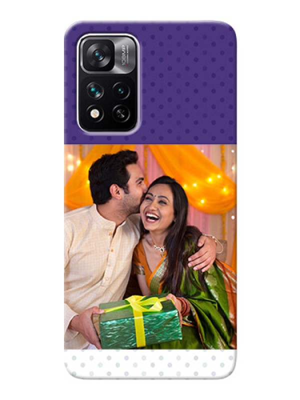 Custom Xiaomi 11i 5G mobile phone cases: Violet Pattern Design