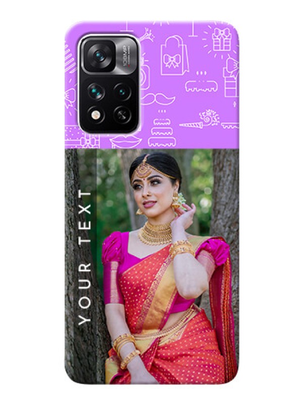 Custom Xiaomi 11i 5G Personalized Phone Cases: Birthday Icons Design