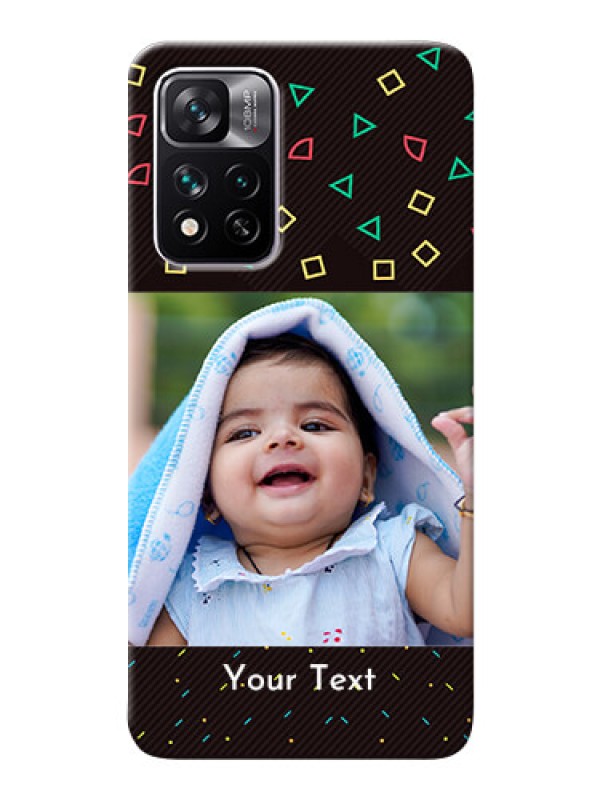 Custom Xiaomi 11i 5G custom mobile cases with confetti birthday design