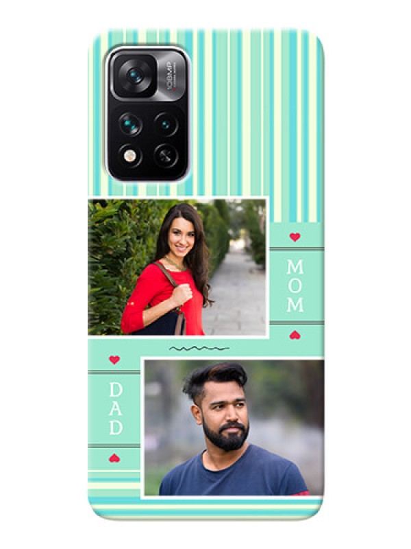 Custom Xiaomi 11i 5G custom mobile phone covers: Mom & Dad Pic Design