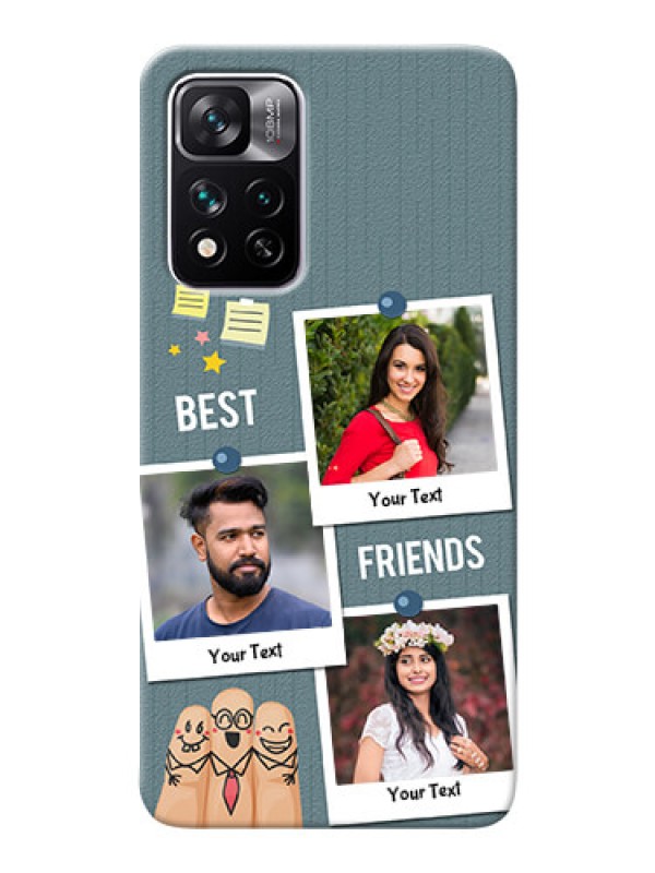 Custom Xiaomi 11i 5G Mobile Cases: Sticky Frames and Friendship Design