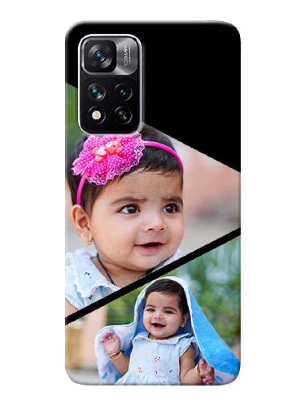 Custom Xiaomi 11i 5G mobile back covers online: Semi Cut Design