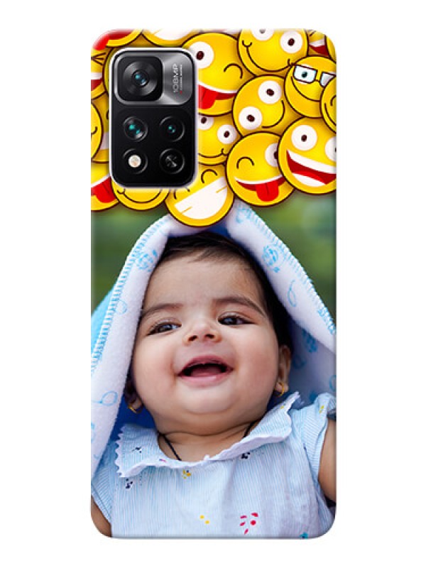 Custom Xiaomi 11i 5G Custom Phone Cases with Smiley Emoji Design
