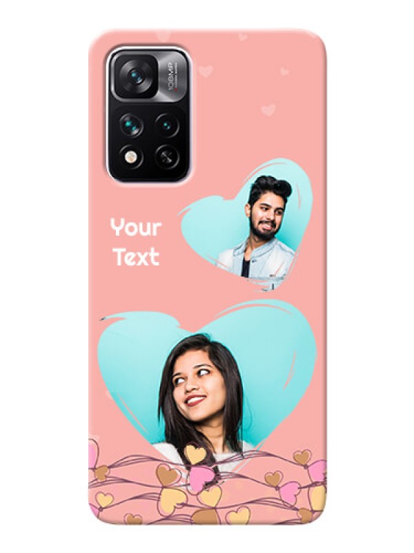 Custom Xiaomi 11i 5G customized phone cases: Love Doodle Design