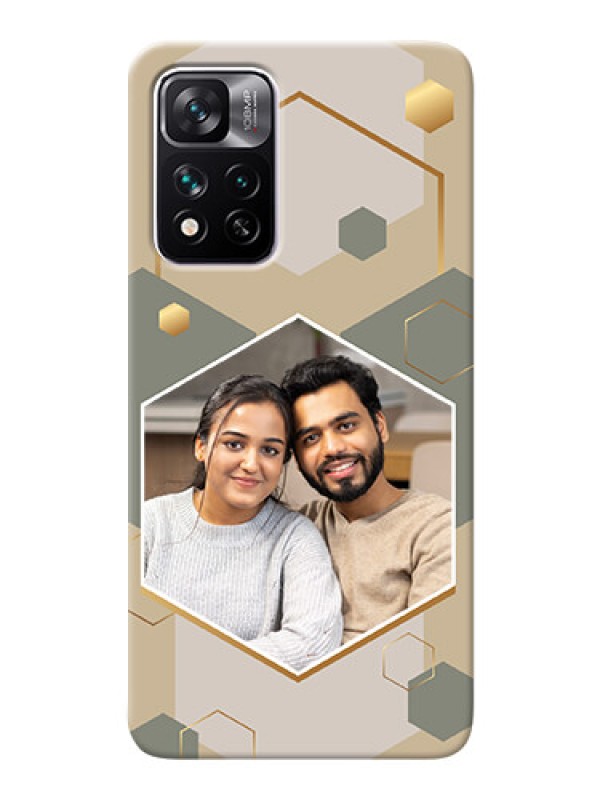 Custom Xiaomi 11I 5G Phone Back Covers: Stylish Hexagon Pattern Design