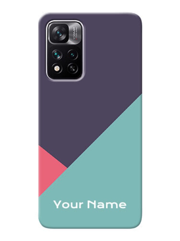 Custom Xiaomi 11I 5G Custom Phone Cases: Tri Color abstract Design