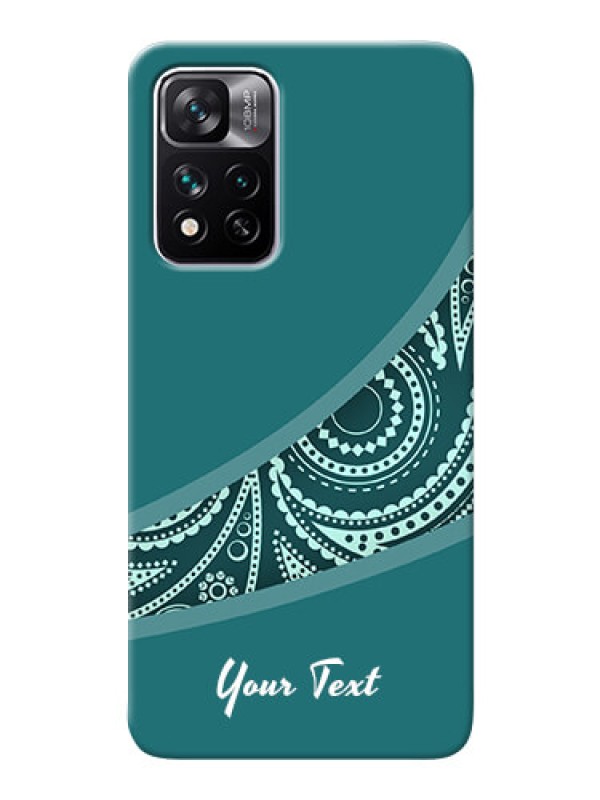 Custom Xiaomi 11I 5G Custom Phone Covers: semi visible floral Design