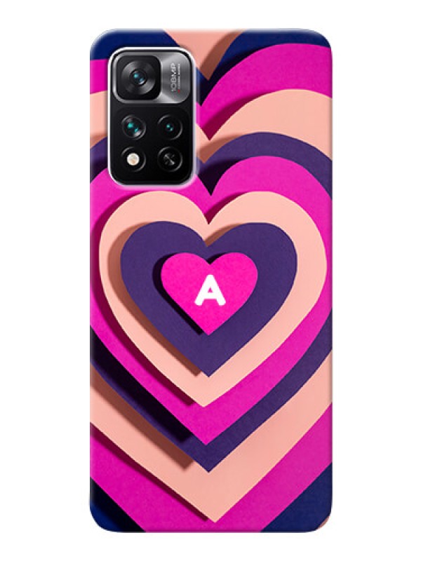 Custom Xiaomi 11I 5G Custom Mobile Case with Cute Heart Pattern Design