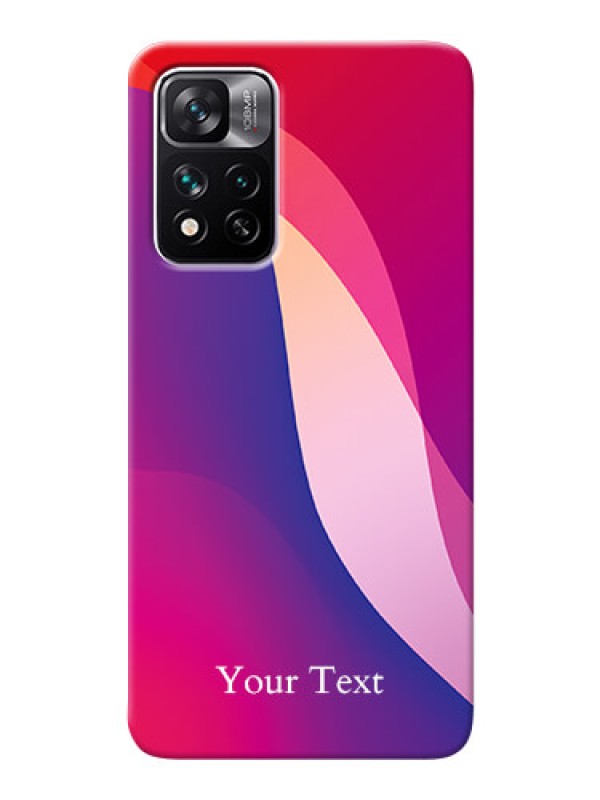 Custom Xiaomi 11I 5G Mobile Back Covers: Digital abstract Overlap Design