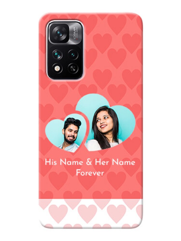 Custom Xiaomi 11i Hypercharge 5G personalized phone covers: Couple Pic Upload Design