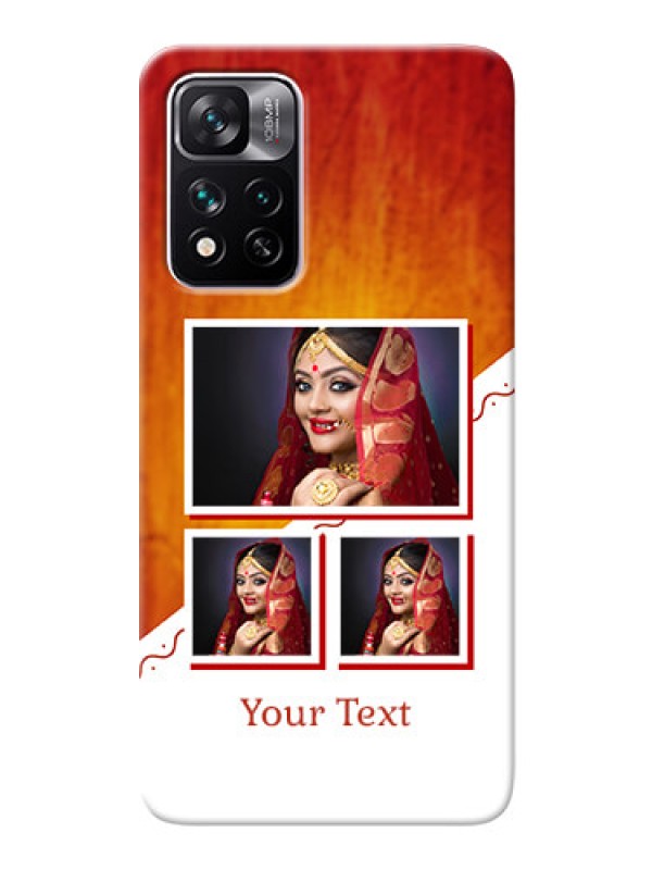 Custom Xiaomi 11i Hypercharge 5G Personalised Phone Cases: Wedding Memories Design