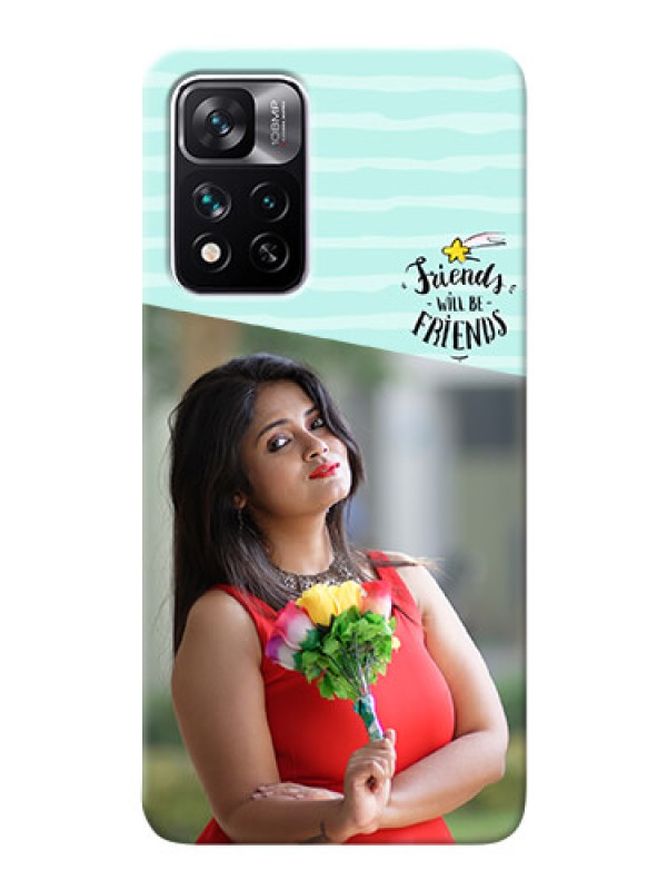 Custom Xiaomi 11i Hypercharge 5G Mobile Back Covers: Friends Picture Icon Design