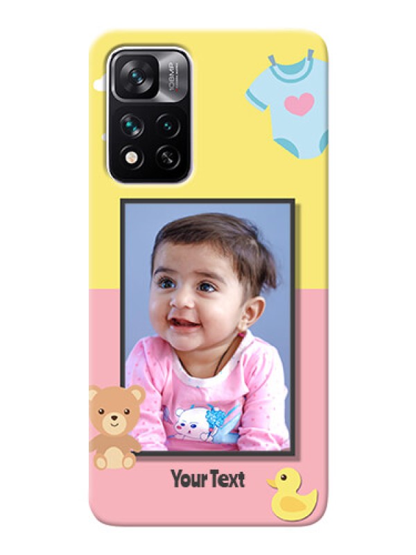 Custom Xiaomi 11i Hypercharge 5G Back Covers: Kids 2 Color Design