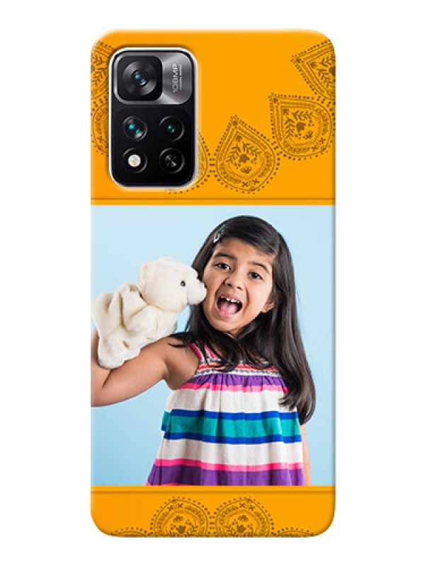 Custom Xiaomi 11i Hypercharge 5G custom mobile back covers: Photo Wedding Design