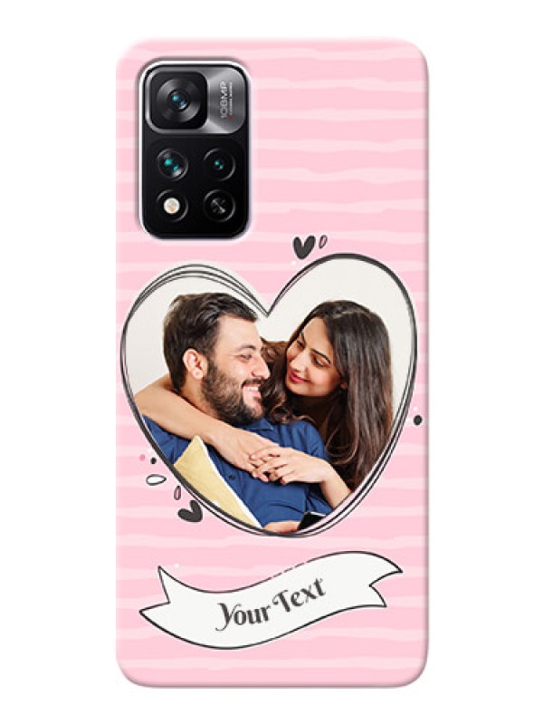 Custom Xiaomi 11i Hypercharge 5G custom mobile phone covers: Vintage Heart Design