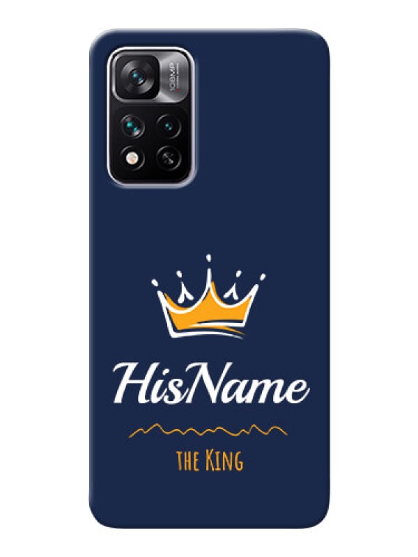 Custom Xiaomi 11i Hypercharge 5G King Phone Case with Name