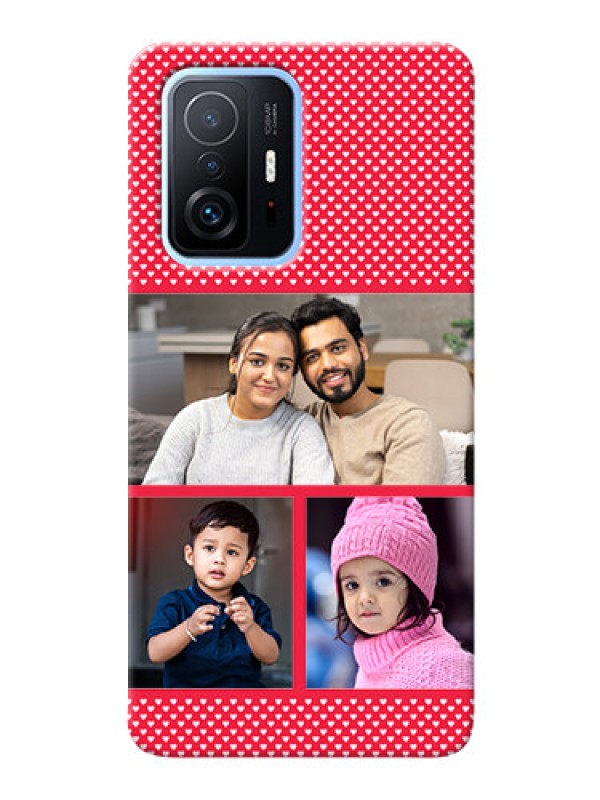 Custom Redmi 11T Pro 5G mobile back covers online: Bulk Pic Upload Design