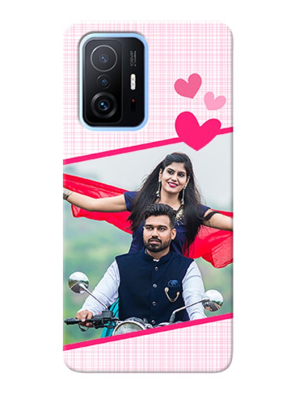 Custom Redmi 11T Pro 5G Personalised Phone Cases: Love Shape Heart Design