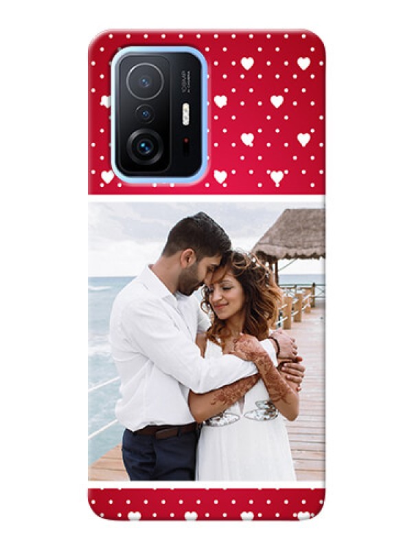 Custom Redmi 11T Pro 5G custom back covers: Hearts Mobile Case Design