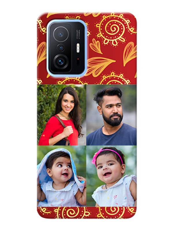Custom Redmi 11T Pro 5G Mobile Phone Cases: 4 Image Traditional Design