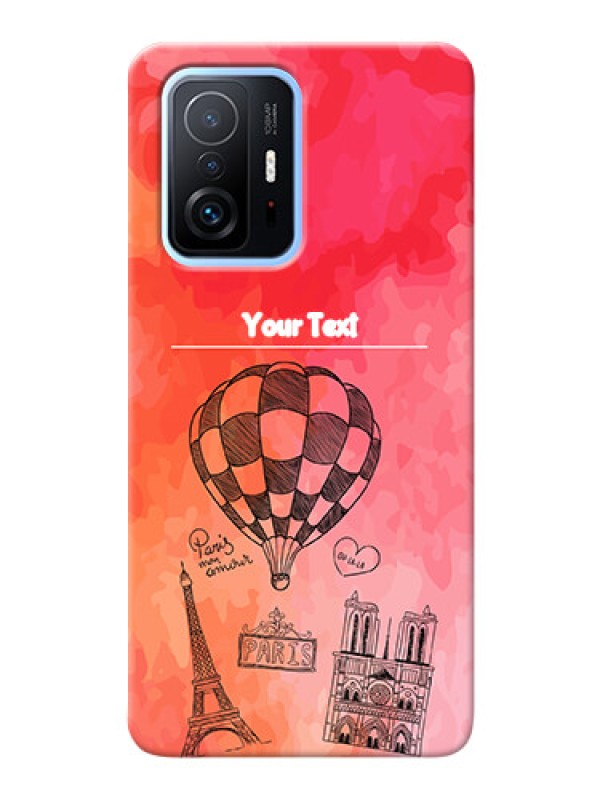 Custom Redmi 11T Pro 5G Personalized Mobile Covers: Paris Theme Design