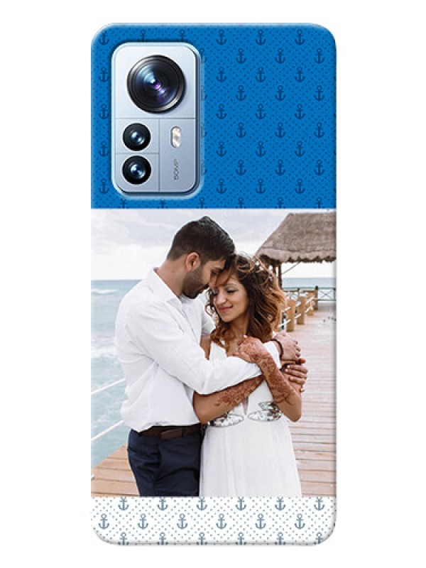 Custom Xiaomi 12 Pro 5G Mobile Phone Covers: Blue Anchors Design