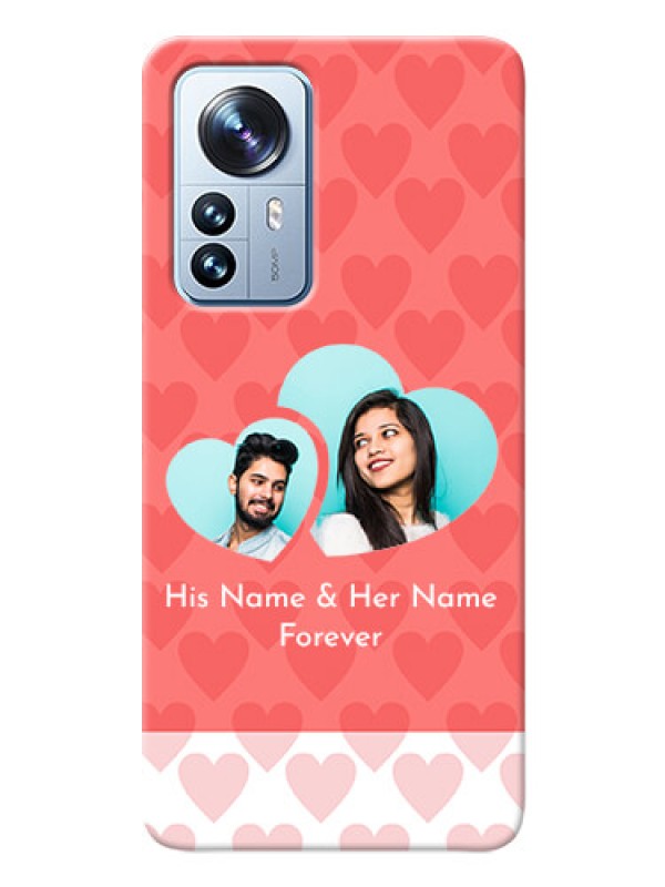 Custom Xiaomi 12 Pro 5G personalized phone covers: Couple Pic Upload Design