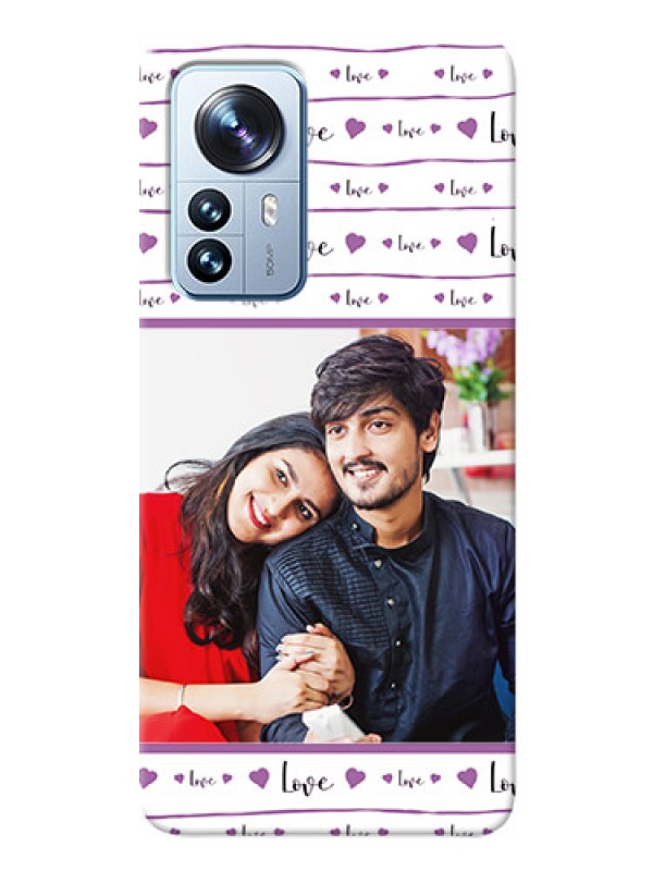 Custom Xiaomi 12 Pro 5G Mobile Back Covers: Couples Heart Design
