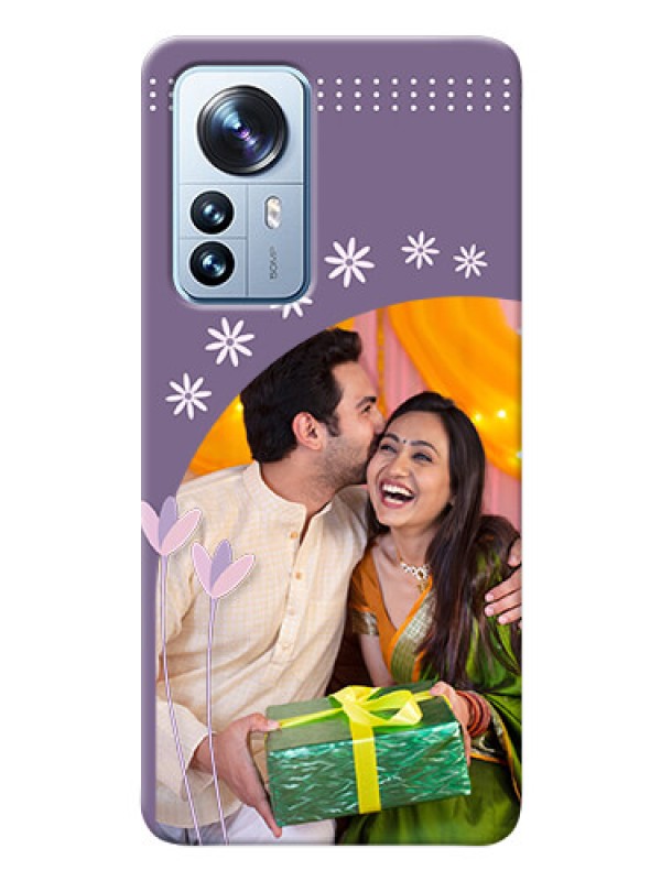 Custom Xiaomi 12 Pro 5G Phone covers for girls: lavender flowers design 